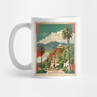San Sebastian del Oeste Jalisco Mexico Vintage Tourism Travel Mug